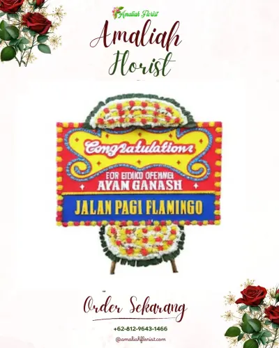 Bunga Papan Congratulation di Batudinding
